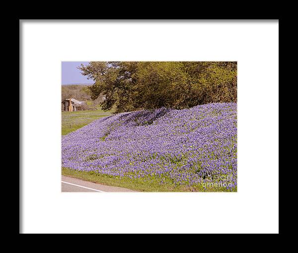 Texas Framed Print featuring the photograph Fredonia Curve by Kimberly Dawn Hendley