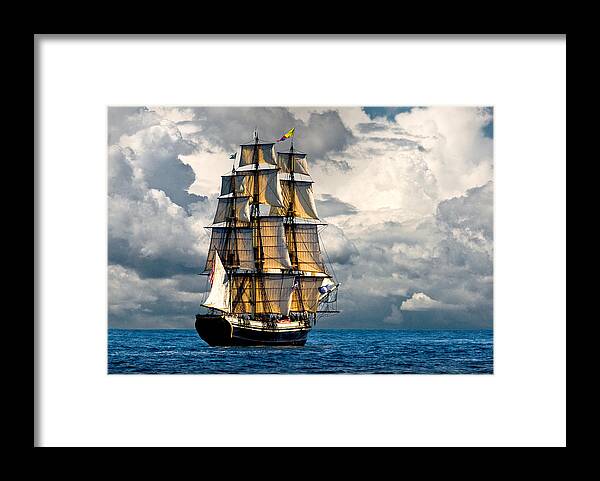 Tall Ship Framed Print featuring the photograph Friendship of Salem by Fred LeBlanc