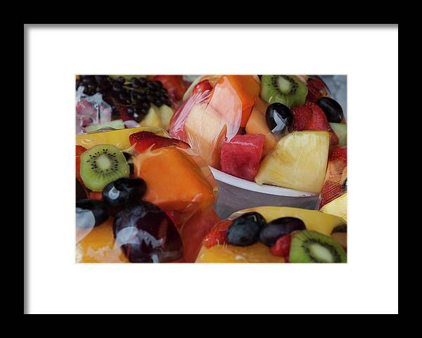 Fruit Cup Framed Print featuring the photograph Fruit Cup by Lorraine Devon Wilke