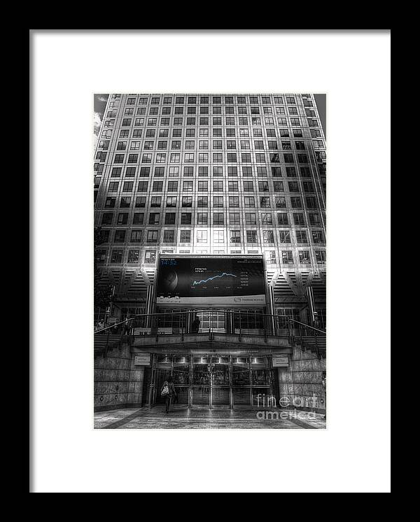 Yhun Suarez Framed Print featuring the photograph Ftse 100 by Yhun Suarez