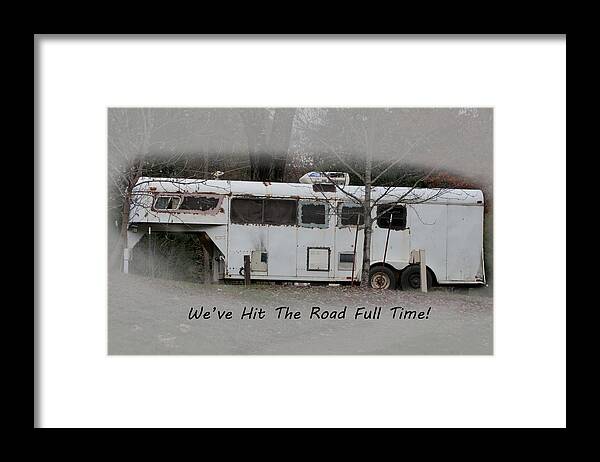 Rv Framed Print featuring the photograph Full Time RVers by Betty Depee