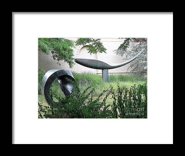 Statuary Framed Print featuring the photograph Garden Sculpture by Louise Peardon
