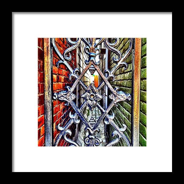 Fence Framed Print featuring the photograph Gate by Christopher Campbell