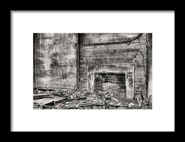 Gather Round Framed Print featuring the photograph Gather Round BW by JC Findley