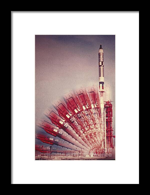 Transport Framed Print featuring the photograph Gemini 10 Launch by Science Source