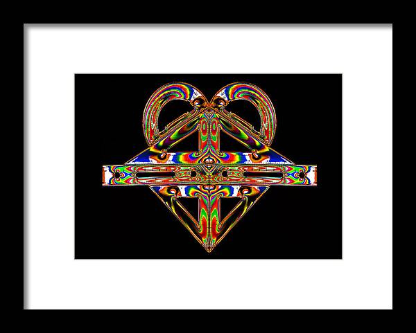 Geometry Set Framed Print featuring the photograph Geometry Mask by Steve Purnell
