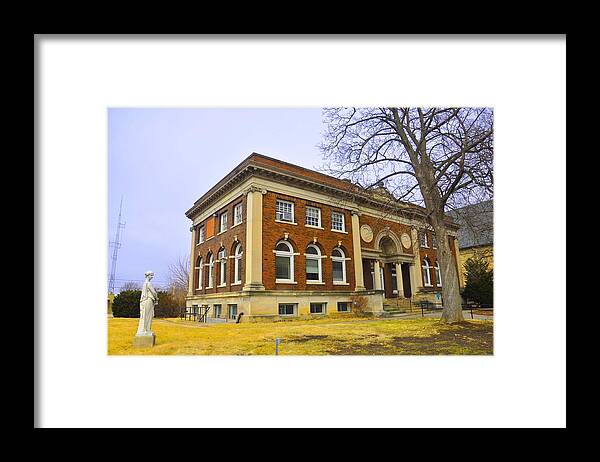 Old Buildings Framed Print featuring the photograph Ghost in the Garden by Daniel Ness