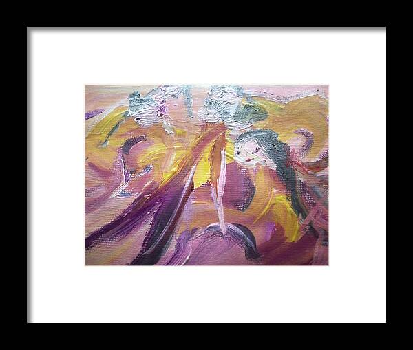 Ginger Framed Print featuring the painting Ginger dance by Judith Desrosiers