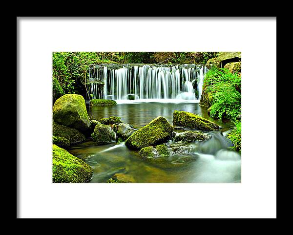 Waterfall Framed Print featuring the photograph Glen Falls by Joe Ormonde