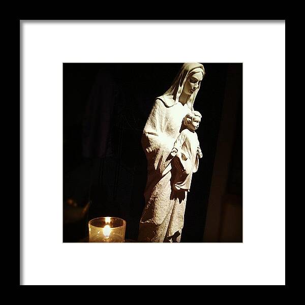 Eternity Framed Print featuring the photograph godmary #god #pray #prayer by Jenni Munoz