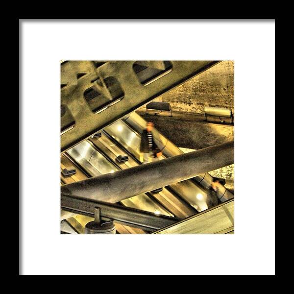 Industrial Framed Print featuring the photograph Going Down : Westminster #igers #igmood by Neil Andrews