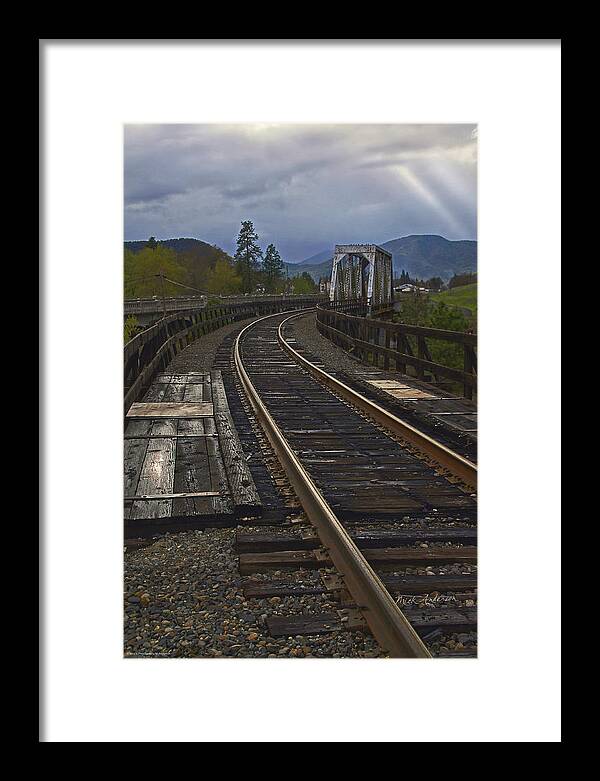 Gold Hill Framed Print featuring the photograph Gold Hill Crossing by Mick Anderson