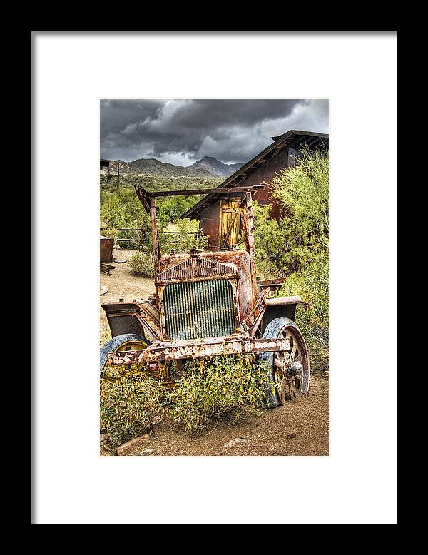 Goldfield Ghost Town Framed Print featuring the photograph Goldfield Ghost Town - Precious Metal by Saija Lehtonen