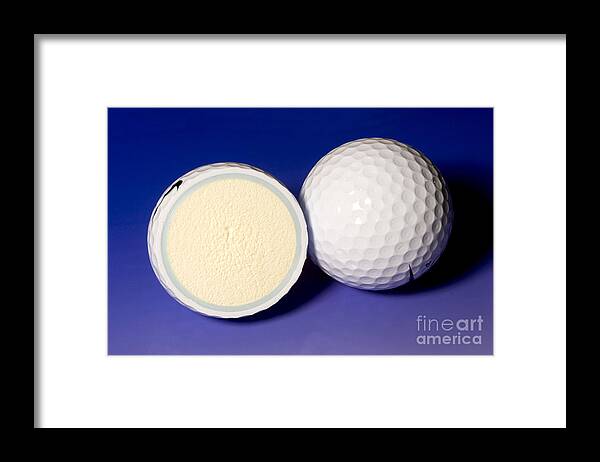 Golf Ball Framed Print featuring the photograph Golf Balls by Ted Kinsman