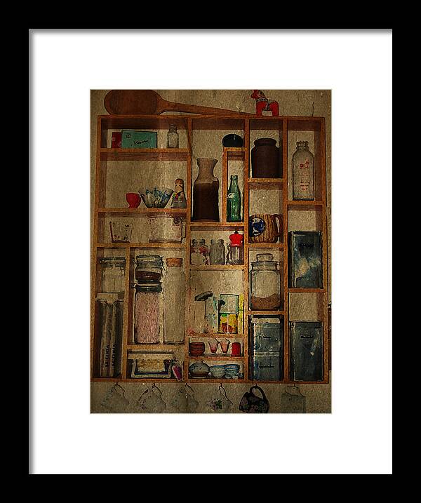 Kitchen Framed Print featuring the photograph Good Old Fashioned Kitchen Charm by Robin Webster