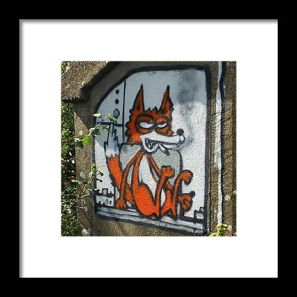 Urban Framed Print featuring the photograph #graffiti #graffitiofinstagram by Robin Beer