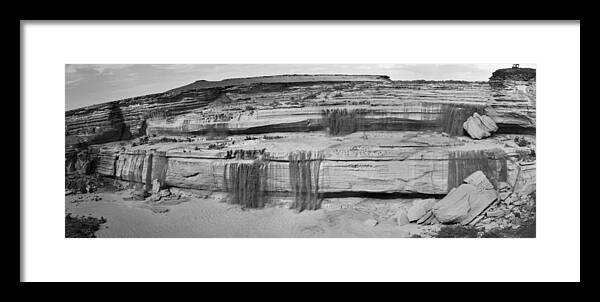 Grand Falls Framed Print featuring the photograph Grand Falls Pano 1 by Scott Sawyer