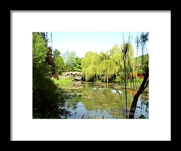 Impressionism Framed Print featuring the photograph Grand Garden by Valerie Shaffer