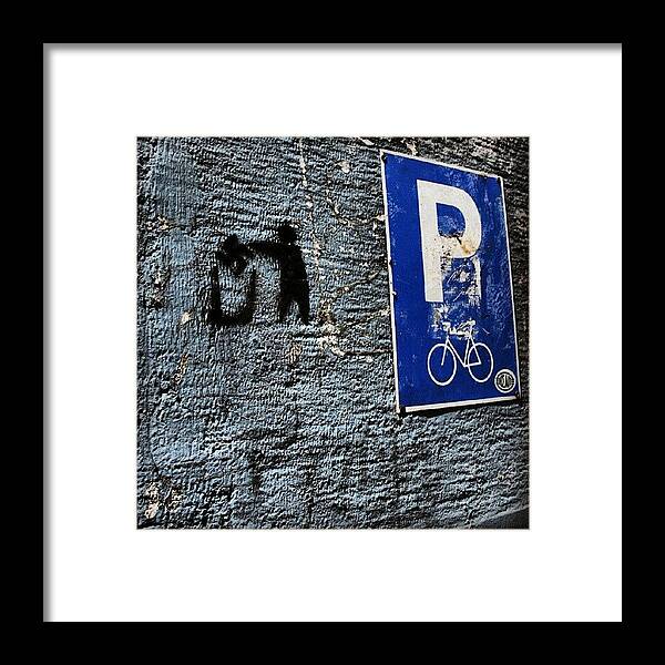 Urban Framed Print featuring the photograph #greece #urban #street #citylife by Mish Hilas