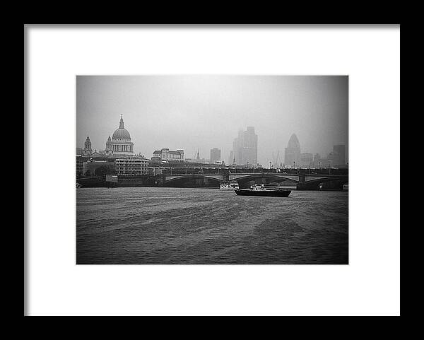 Lenny Carter Framed Print featuring the photograph Grey London by Lenny Carter