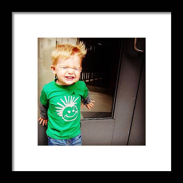 London Framed Print featuring the photograph Hair Toss. #london by Stephanie Brown