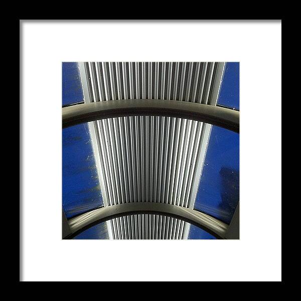 Art Framed Print featuring the photograph Hamburg Dammtor #train #station by Valnowy Photography