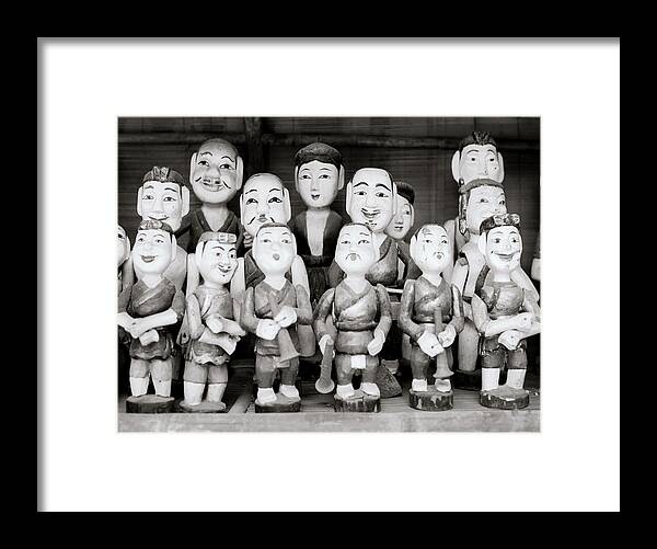 Puppet Framed Print featuring the photograph Hanoi Water Puppets Vietnam by Shaun Higson