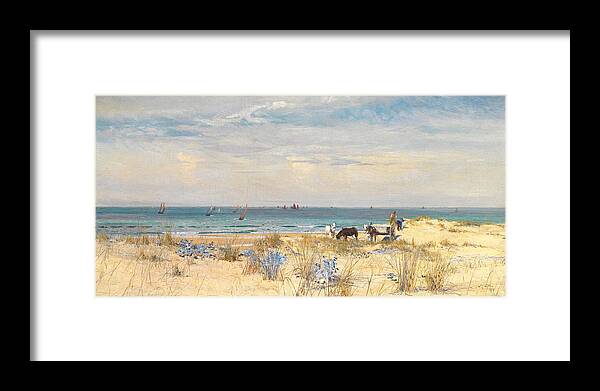 Boat Framed Print featuring the painting Harvesting the Land and the Sea by William Lionel Wyllie