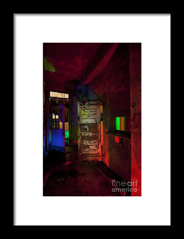 Night Time Photography Framed Print featuring the photograph Haunted Stamford Hotel by Keith Kapple