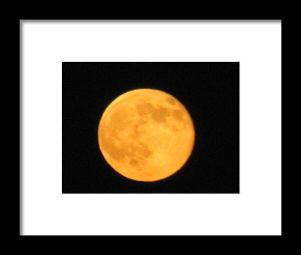 Harvest Moon Full Framed Print featuring the photograph Havest Moon by Shawn Hughes