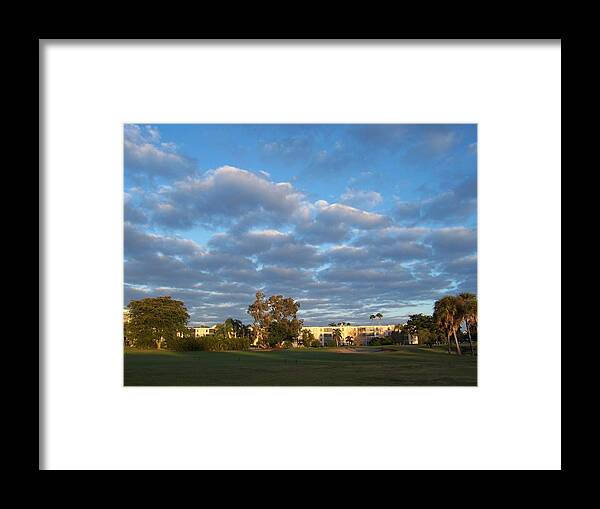 Landscape Framed Print featuring the photograph Heavenly Sky by Sheila Silverstein
