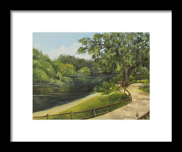 Hillsborough River Framed Print featuring the painting Hillsborough River by Larry Whitler