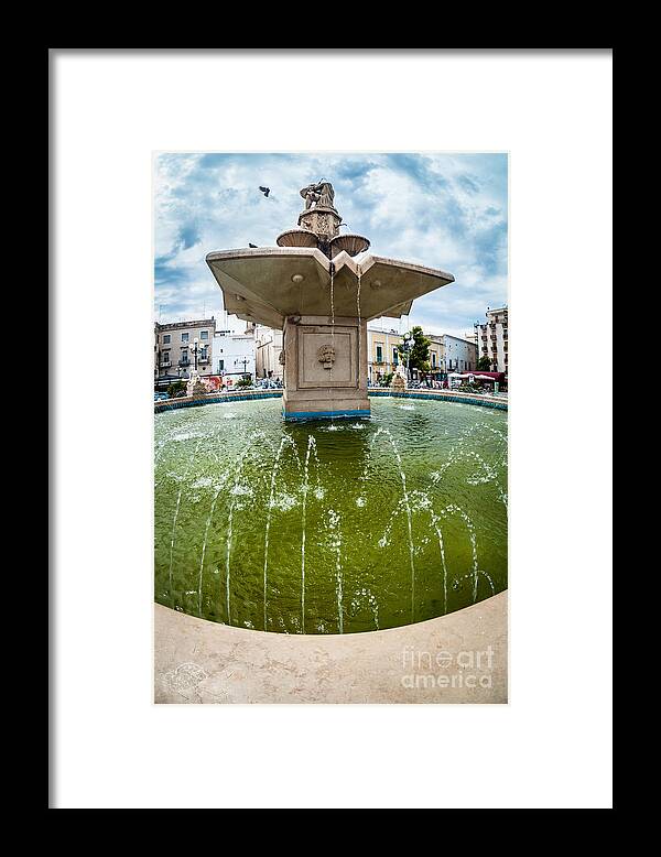 Fountain Framed Print featuring the photograph Historic fountain by Sabino Parente