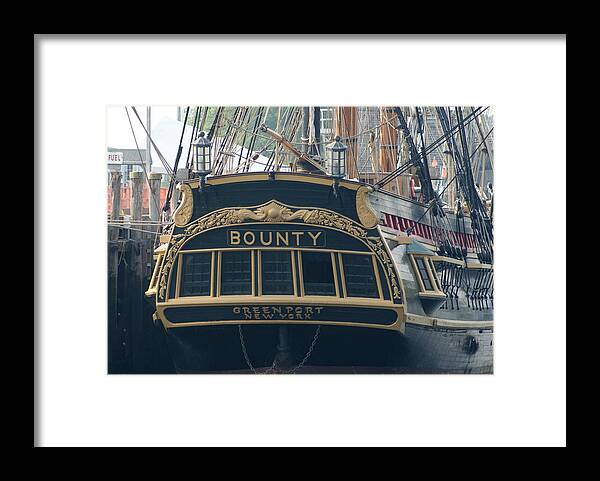 Bounty Framed Print featuring the photograph HMS Bounty 2 by Lois Lepisto