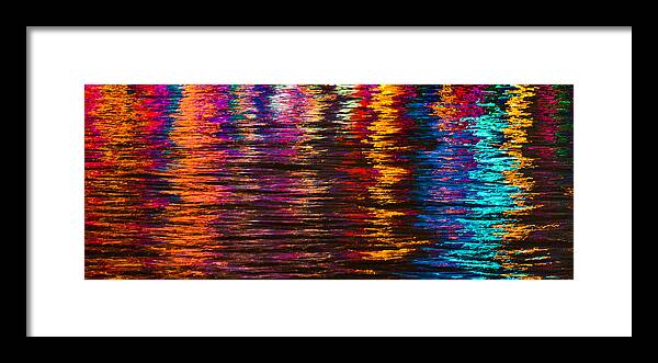 Reflections Framed Print featuring the photograph Holiday Reflections by Dorothy Cunningham