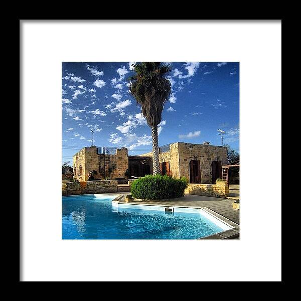 Villa Framed Print featuring the photograph Home (for Four Days) by Dan Harris