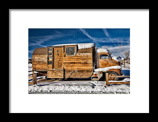 Antique Framed Print featuring the photograph Home On Wheels by Christopher Holmes