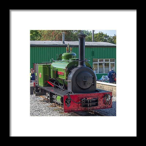 Jack_lane Framed Print featuring the photograph Hunslet Quarry Loco jack Lane At by Dave Lee