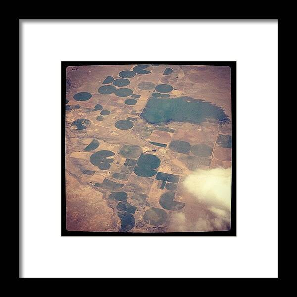  Framed Print featuring the photograph I See The Shapes I Remember From Maps by Bx N-fx