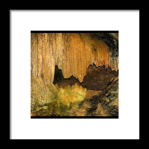  Framed Print featuring the photograph I'm 347 Feet Underground In This by Brent Eastman