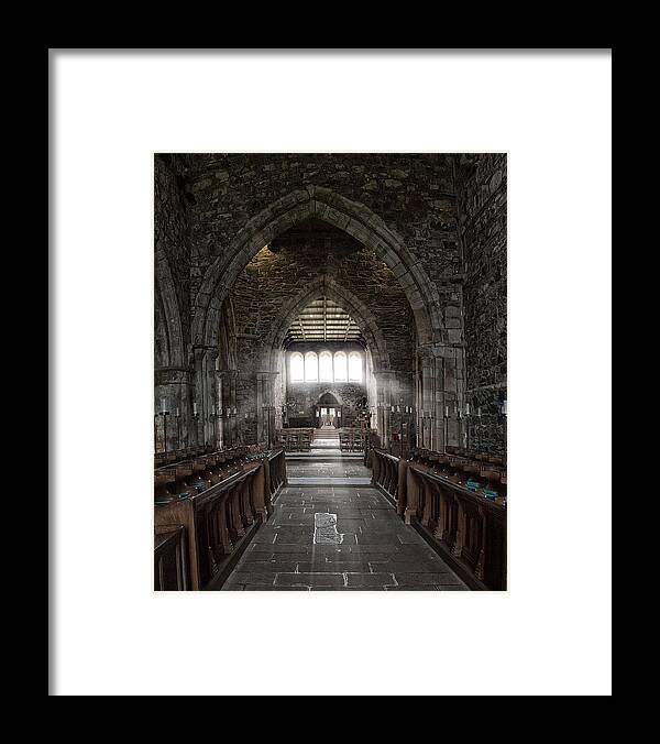 Iona Framed Print featuring the photograph In the Abbey by Wade Aiken