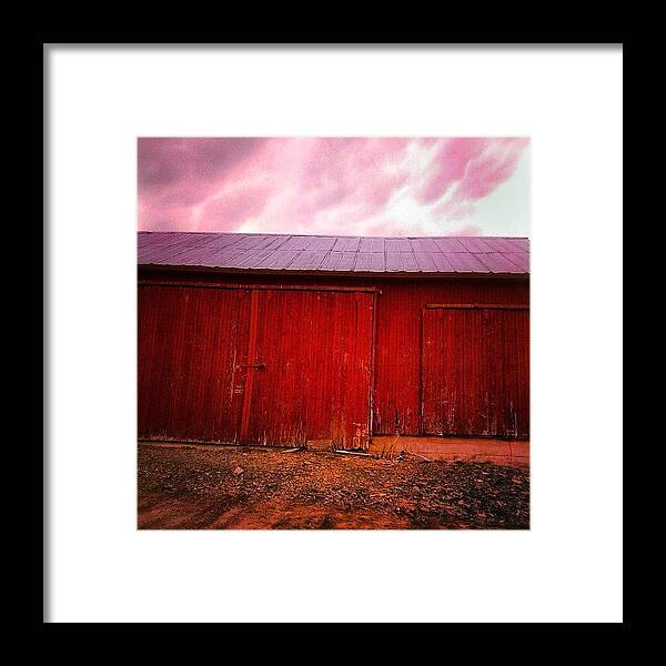 Barn Framed Print featuring the photograph In The Midst Of A Revelation by Amy DiPasquale