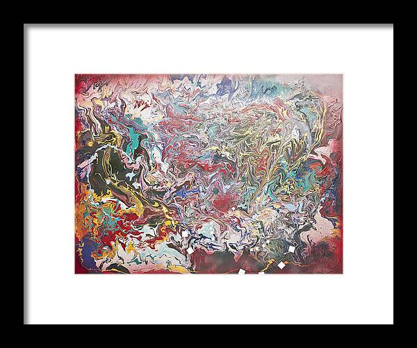  Marketing Framed Print featuring the mixed media In the Mix by Artista Elisabet