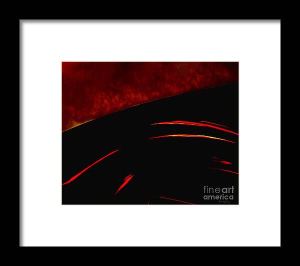 Fire Framed Print featuring the digital art Inferno by Gerlinde Keating