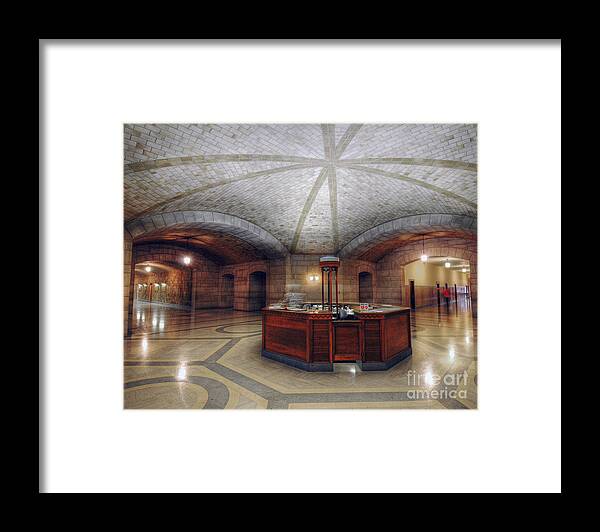 Lincoln Framed Print featuring the photograph Info Desk by Art Whitton