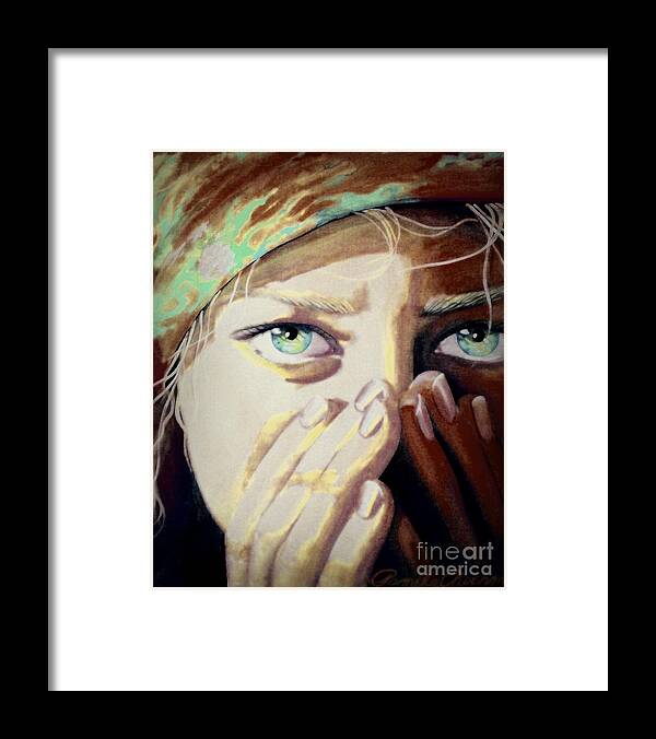Pamela Roehm Framed Print featuring the painting Intensa Emozione by Pamela Roehm