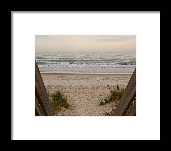 Beach Framed Print featuring the photograph Invitation to Relaxation by Francis Trudeau