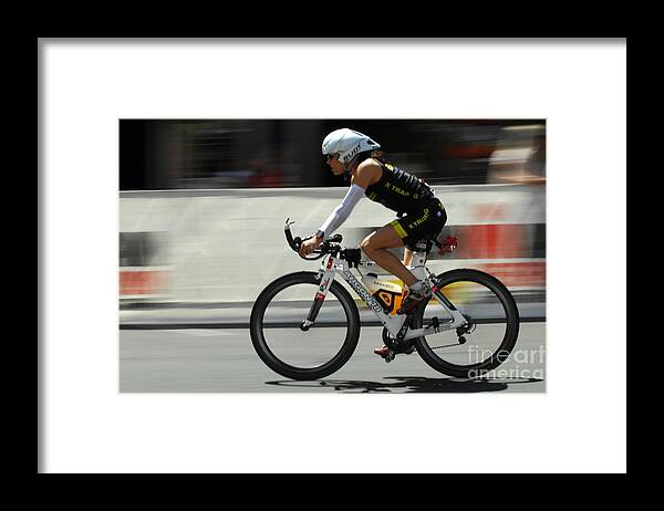 Ironman Framed Print featuring the photograph Ironman 2012 Flying By by Bob Christopher