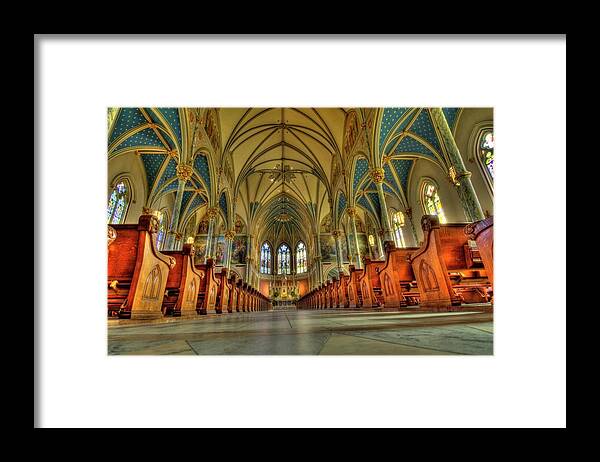 Church Framed Print featuring the photograph Isle of the Cathedral by Jessica Brooks