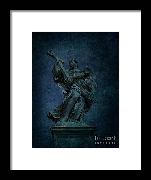 Italian Angel Framed Print featuring the photograph Italian Angel by Lee Dos Santos